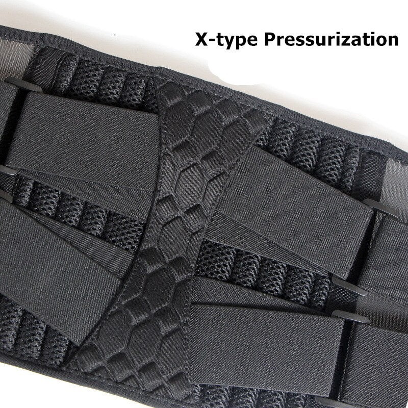Lumbar Waist Support Belt Strong Lower Back Brace Support Corset Belt Waist Trainer Sweat Slim Belt for Sports Pain Relief New