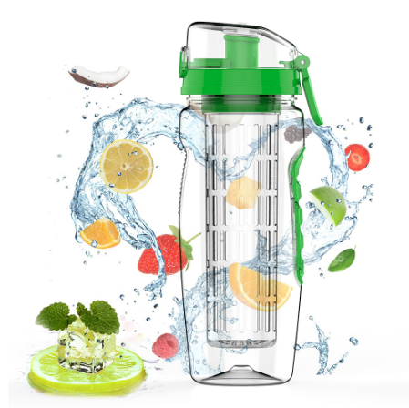 1000ml Free Fruit Infuser Juice Shaker Sports Lemon Water Bottle Tour hiking Portable Climbing Camp Bottles Outdoor Kettle Pro